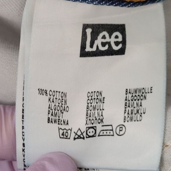 Vintage Y2K LEE Button-Fly Jeans 35x34 (36x34) Blue - Picture 8 of 16